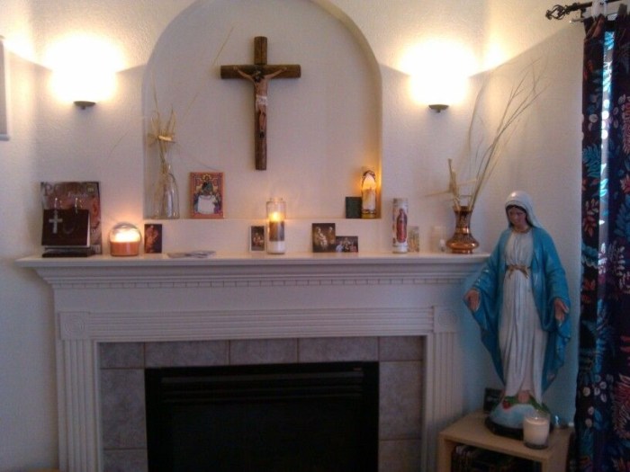 Catholic home interior design