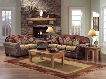 Western living furniture room style sectional leather sofa sofas custom ideas luxury family rustic decor decorating lodge chairs rooms chair