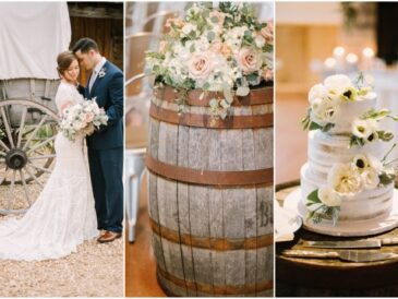 Beautiful rustic wedding decor