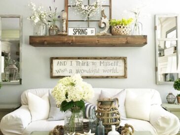 Bedroom wall decor rustic