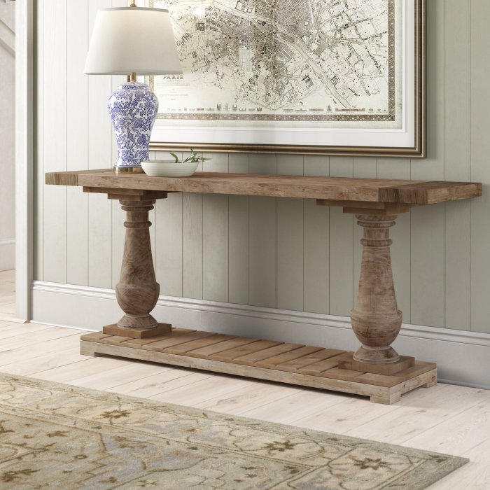 Console table rustic decor