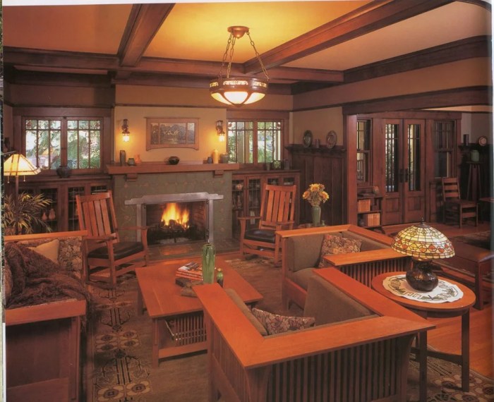 Craftsman home interior design