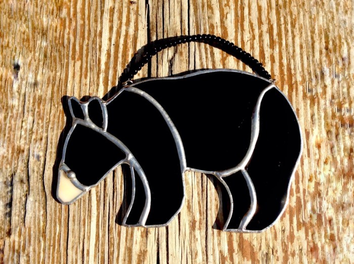 Black bear rustic decor