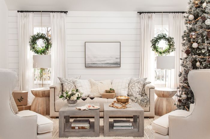 Christmas home interior design