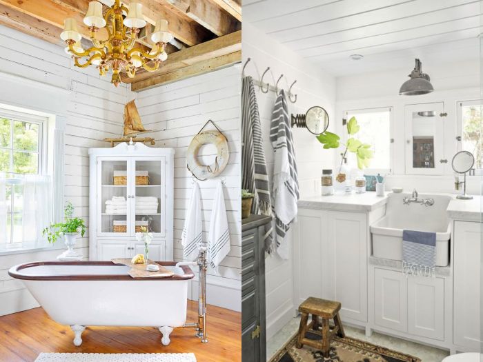 Bathroom rustic decor ideas