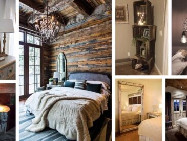 Bedroom rustic wall decor