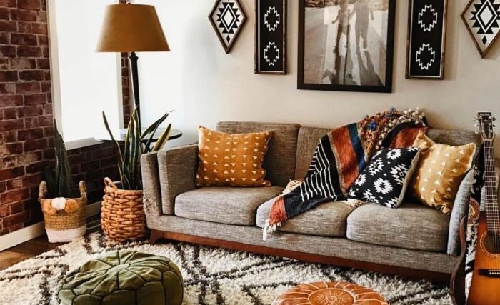 Boho rustic room decor