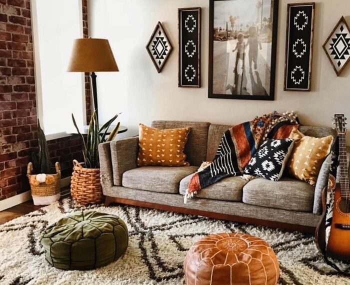 Boho rustic room decor